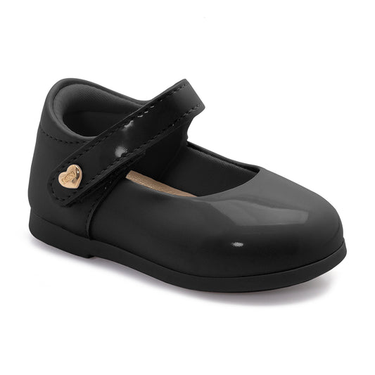 Balerina Princesa Klin Negro/ Velcro