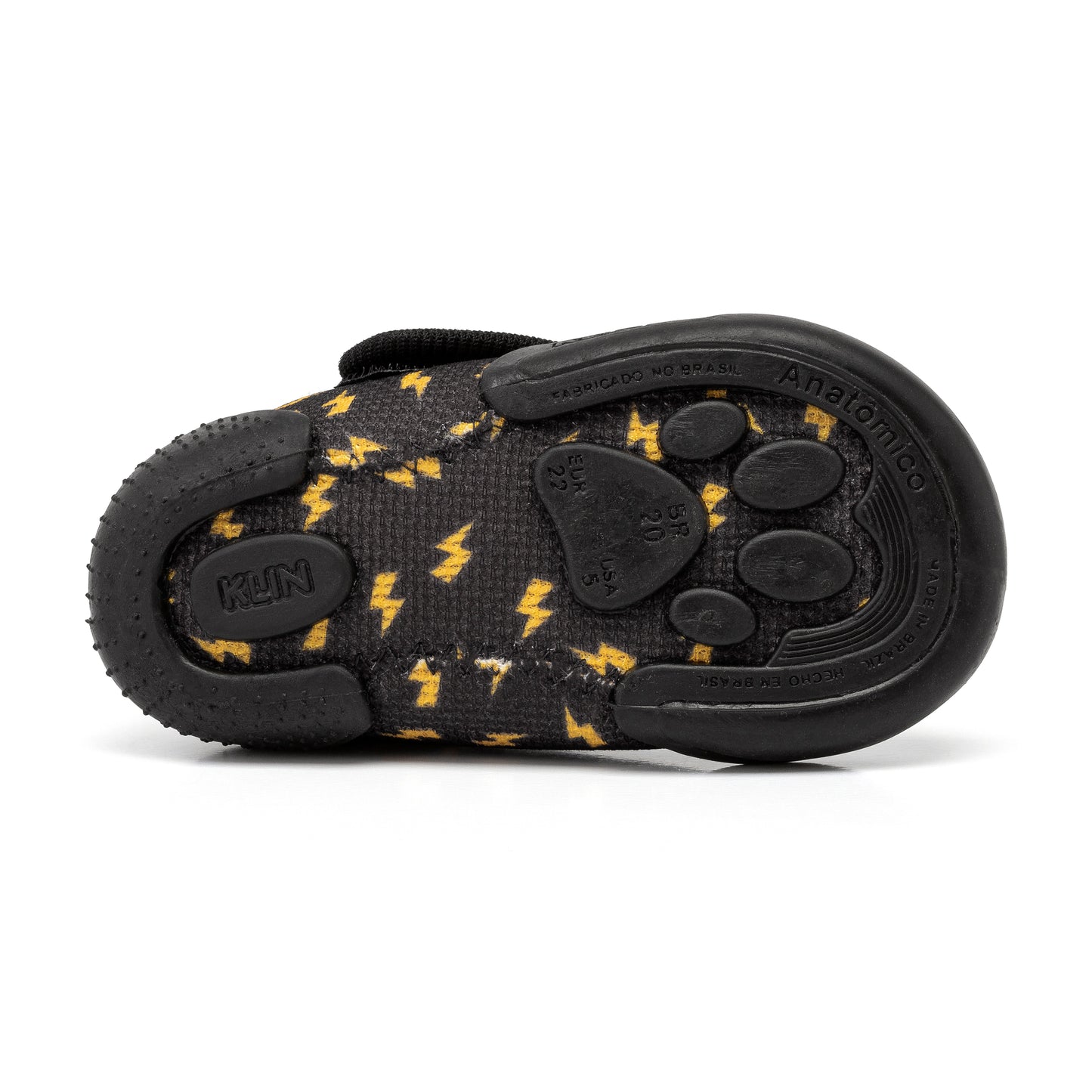 Zapato Klin New Comfort Negro Amarillo