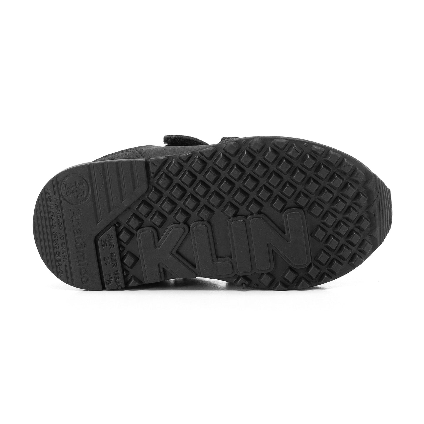 Tenis Klin Walk Negro Velcro