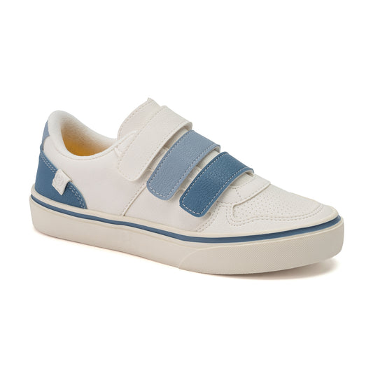 Tenis Klin Freestyle Blanco/ Azul Oceano