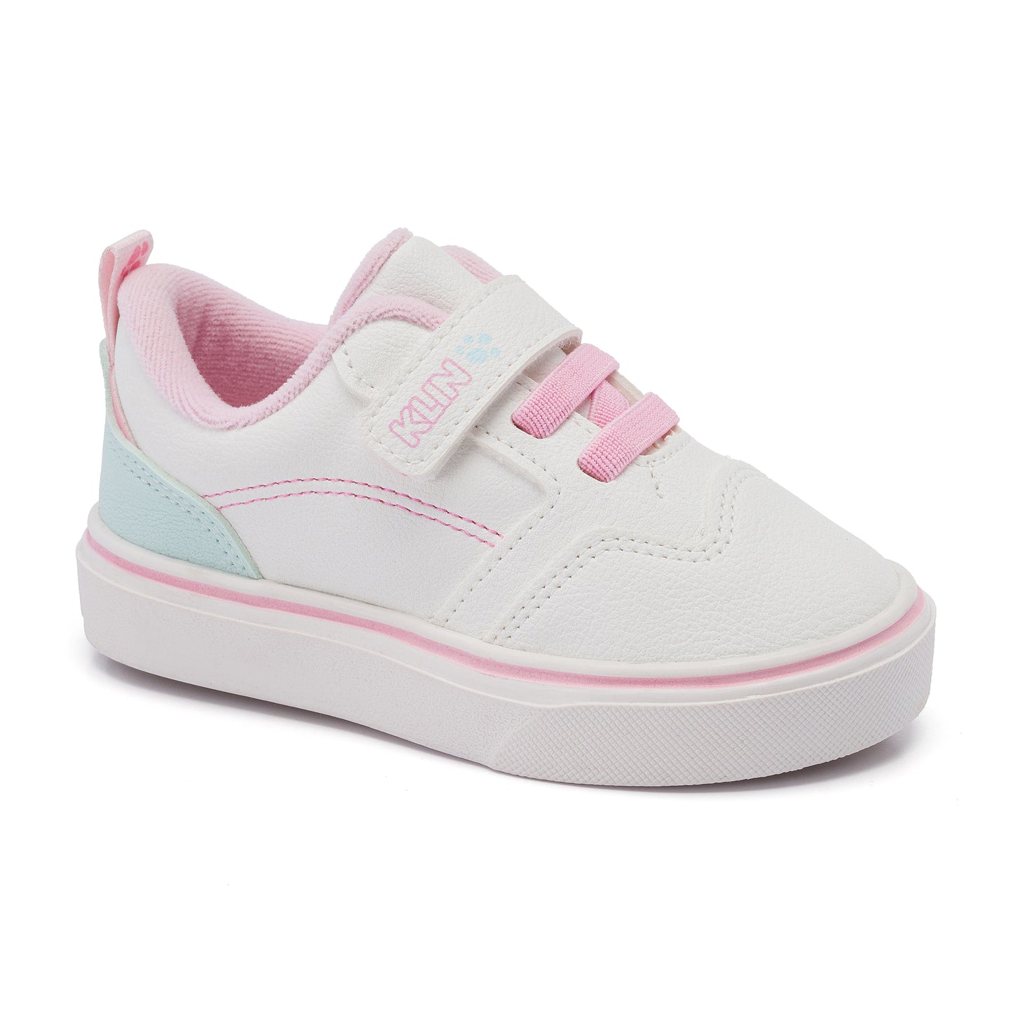 Tenis Klin Freestyle Baby Blanco/ Rosa Pastel