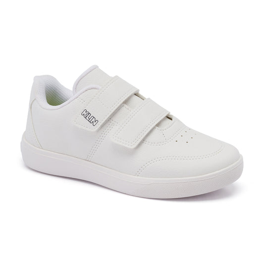 Tenis Klin College Blanco Con Velcro