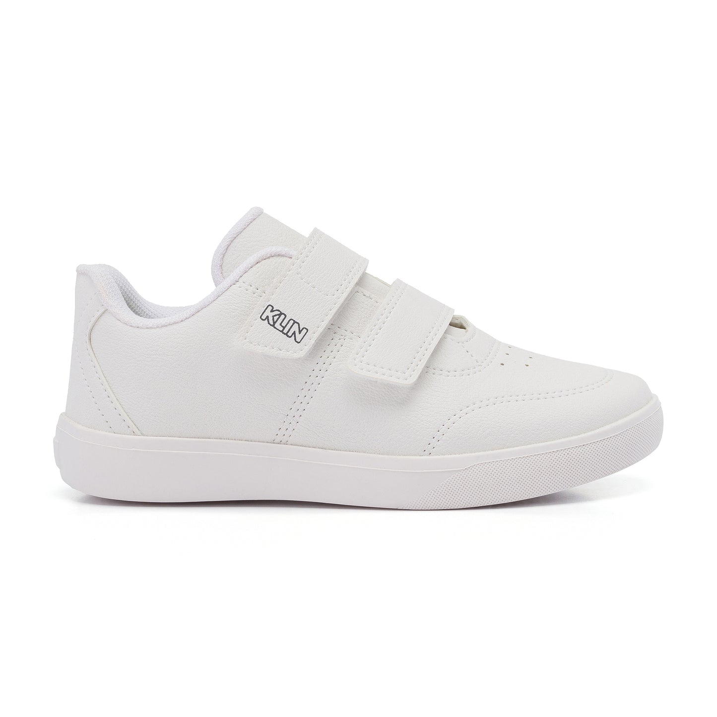 Tenis Klin College Blanco Con Velcro