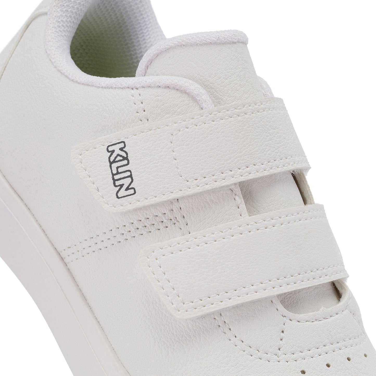 Tenis Klin College Blanco Con Velcro