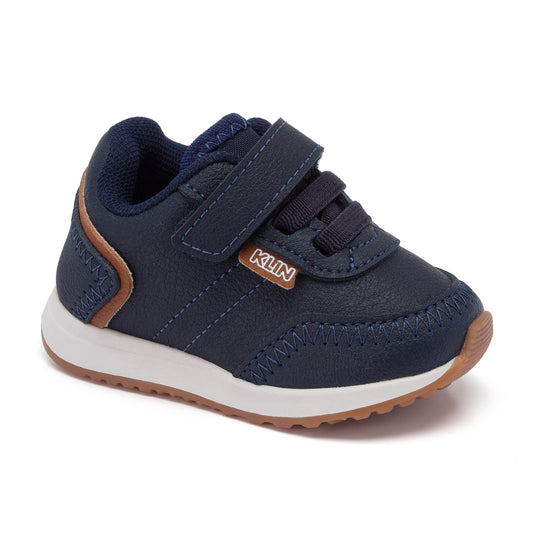 Tenis Klin Walk Marino Caramelo