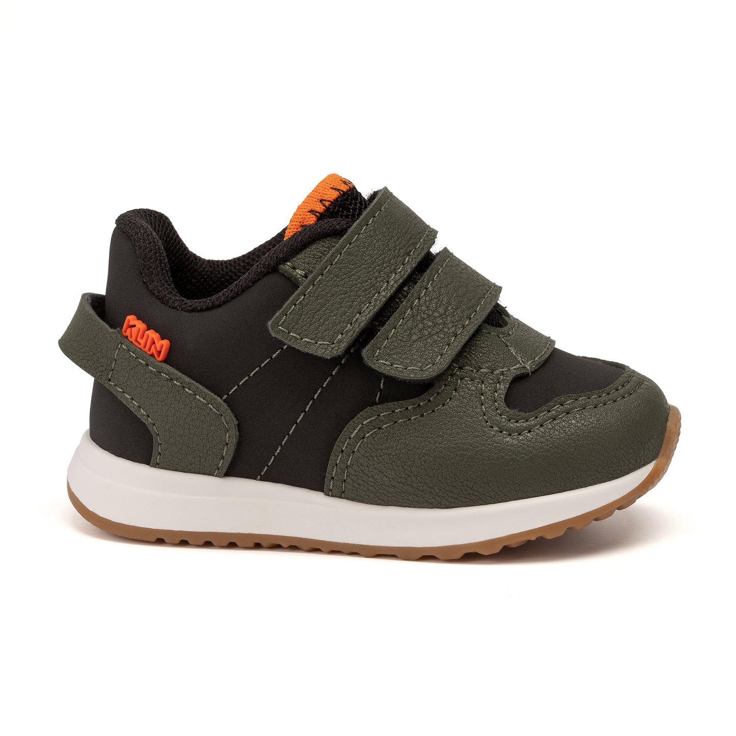 Tenis Klin Walk Negro Verde Militar