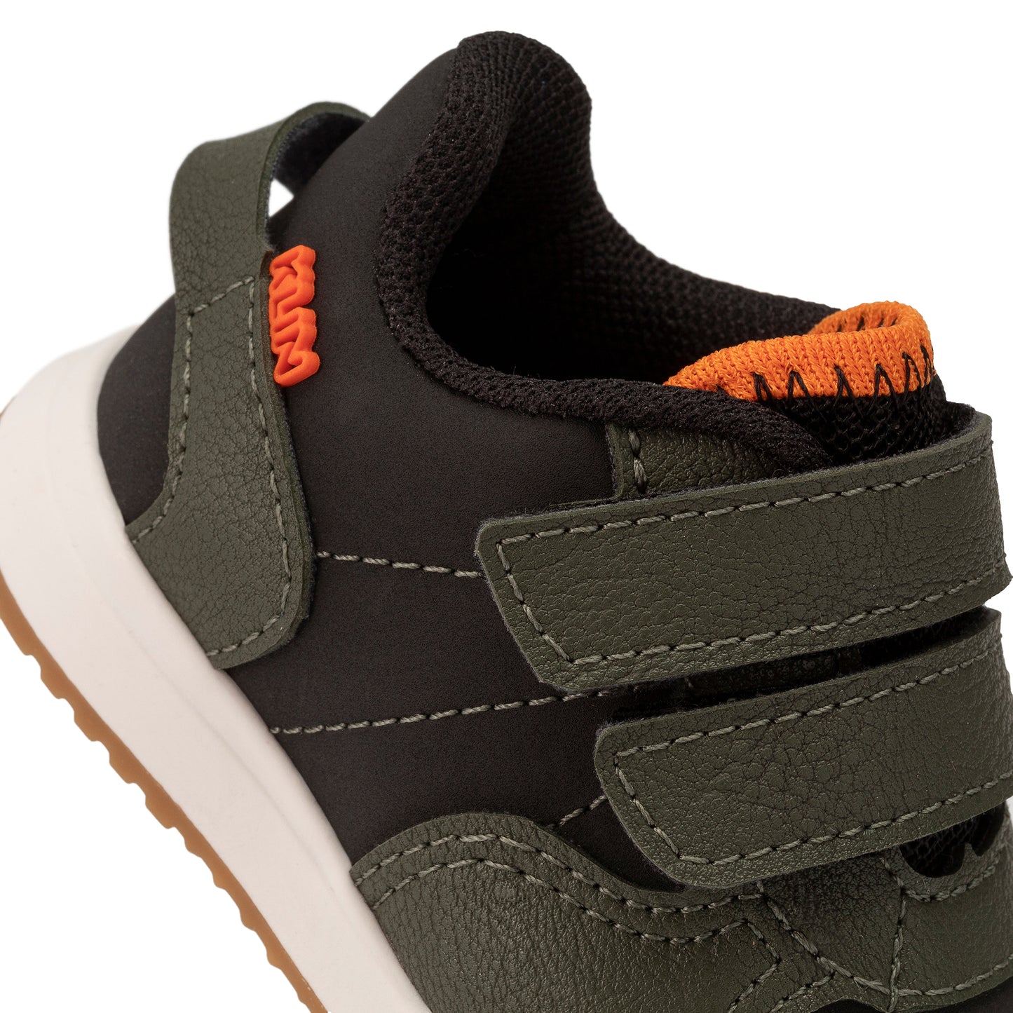 Tenis Klin Walk Negro Verde Militar