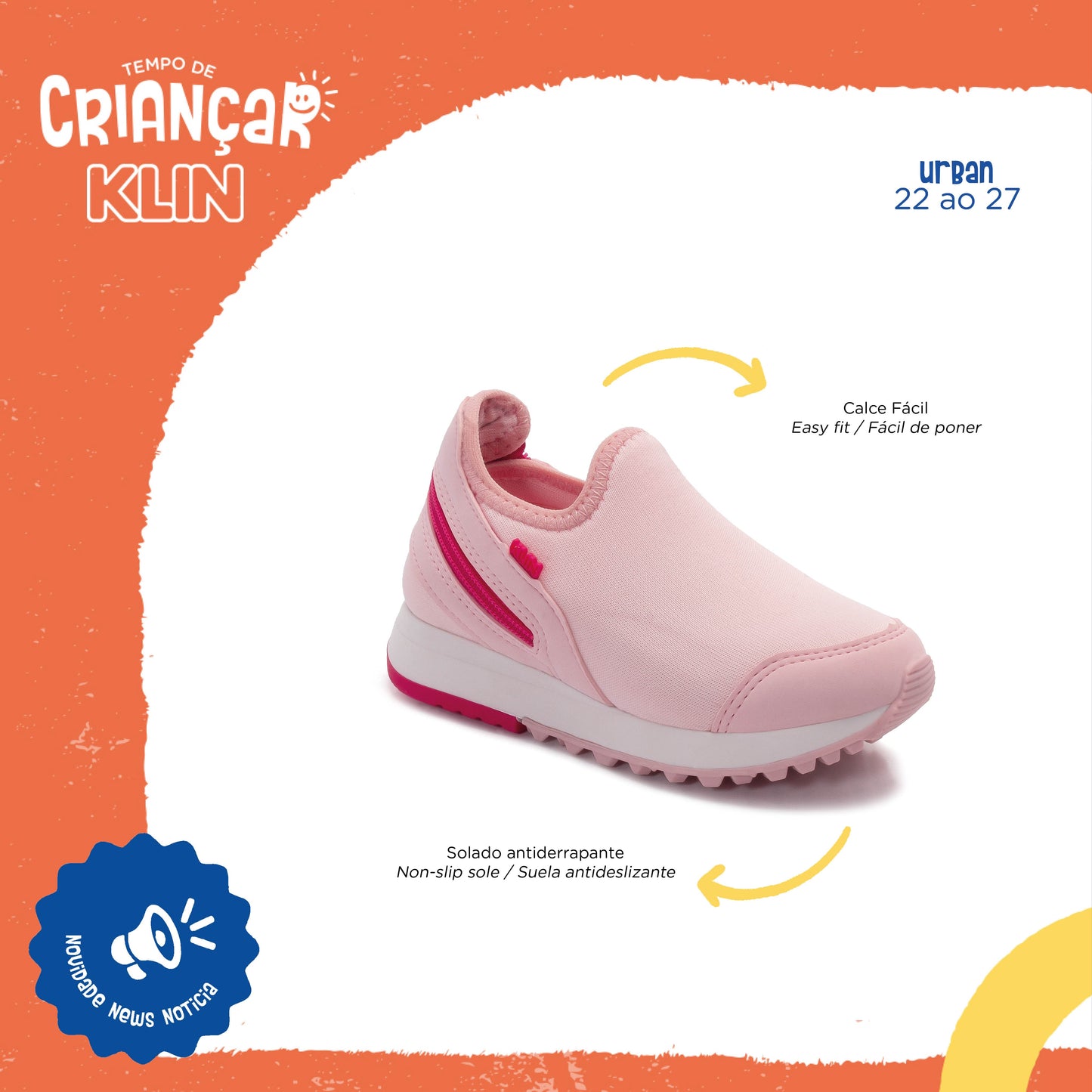 Tenis Klin Walk Rosa